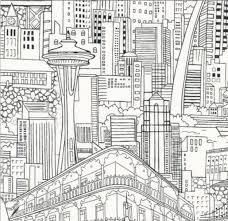 Black And White Cotton Fabric By The Yard New Paintbrush Studio Cityscapes Skyscrapers City Skyline Sketch Black And White 100 Cotton Fabric By The Yard Fq115 City Skyline Cityscape Fabric