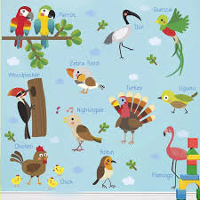Gambar mewarnai terbaru untuk anak. Burung Berwarna Warni Literasi Stiker Dinding Kelas Latar Belakang Anak Kamar Tk Dekorasi Rumah Dinding Poster Kreatif Wallpaper Wall Stickers Aliexpress