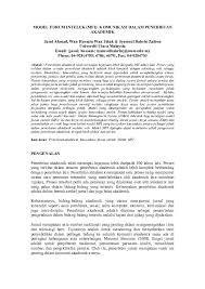 Posted by blog53smkc at 3:29 am. Pdf Model Forum Intelek Mfi Komunikasi Dalam Penerbitan Akademik Wan Hussain Wan Ishak Academia Edu