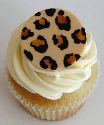 Cupcake I Have An Obsession With Animal Print Cheetah Print Cupcakes Leopard Print Cupcakes Animal Cupcakes