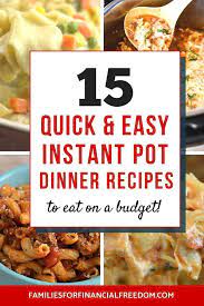 15 Cheap And Easy Instant Pot Recipes Easy Instant Pot Recipes Instant Pot Dinner Recipes Cheap Instant Pot