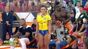 Hot college football fans in body paint. Brazil Football Soccer Body Paint Girl Youtube