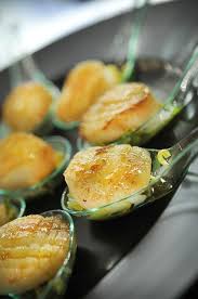 Noix De Saint Jacques Au Vinaigre De Mandarine Recette Noix De Saint Jacques Alimentation Recette