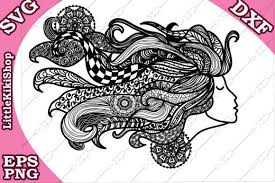 Download Zentangle Girl Monogram Svg Graphic By Littlekikishop Creative Fabrica Monogram Svg Girls Monogrammed Business Icons Vector PSD Mockup Templates