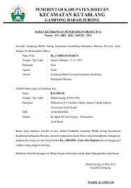Surat keterangan penghasilan orang tua. Contoh Surat Keterangan Penghasilan Orang Tua Nusagates
