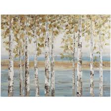 Birch Tree Wall Art Canvas Birch Breeze Tree Art Pier 1 Imports Birch Tree Art Nature Canvas Painting Tree Art