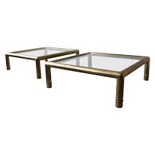 That means the piece is permanently fixed upon purchase so it's free of watermarks, chips or deep scratches with color loss, as well as. Pair Of Tubular Brass Coffee Tables By Mastercraft At 1stdibs
