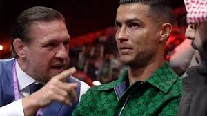 Cristiano Ronaldo's awkward reaction Conor McGregor