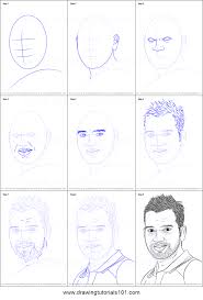And welcome to my kzclip channel. How To Draw Rohit Sharma Printable Step By Step Drawing Sheet Drawingtutorials101 Com