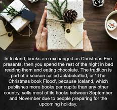 My Grandparents Always Bought Me A Book For Christmas Iceland Christmas Christmas Eve Traditions Christmas Books