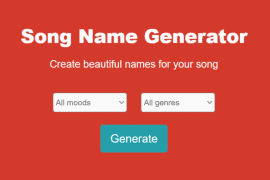 Song name generator (title) refresh. Similar Songs Finder Spotify Playlist Generator Chosic