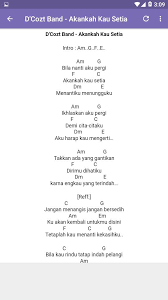 Chord dasar kunci gitar & lirik lagu ©chordtela.com. Chord Gitar Lagu Malaysia For Android Apk Download