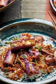 Braised Eggplant Pork And Mushrooms Recipe Recipe Recipes Nyt Cooking Cooking