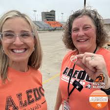 Amazing things are happening every day in Aledo ISD, and this week  Superintendent Dr. Susan Bohn had the chance to get out and surprise some  of our employees with a pin for