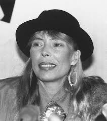 If you could ask Joni one question… what would it be? Photo taken at a  press conference in Toronto, May 1988. Courtesy of AP Photo.