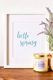 Looking for creative wall decor ideas? Free Hello Spring Printable Hello Little Home