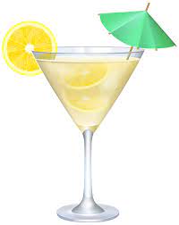 Cocktail With Lemon And Umbrella Png Clip Art Image Clip Art Cocktail Umbrellas Art Images