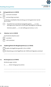 Die önorm b 2110 enthält die allgemeinen vertragsbestimmungen für bauleistungen. Vob Bauvertrag Zwischen Unternehmern Pdf Free Download