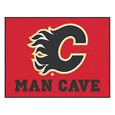 Fanmats 14401 Nhl Calgary Flames Nylon Universal Man Cave
