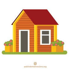 Publicdomainvectors Org Small House For Kids Small House Vector House Vector Small House