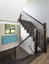 Buy steel stair spindles and get the best deals at the lowest prices on ebay! Staircase With Metal Spindles Contemporary Staircase Detroit By Petrucci Johnson Homes Houzz