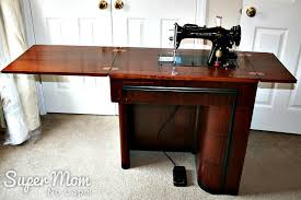 The sewing machine was put into use in the 1790s during the industrial revolution, they were used to create clothing for companies as opposed to creating clothes by hand, since then, industrial and domestic machines. Singer Art Deco Sewing Machine Cabinet Completely Refinished Super Mom No Cape
