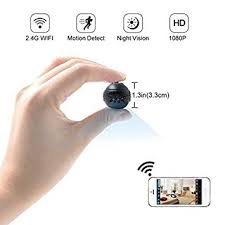 Camera Espion Lxmimi 1080p Hd Mini Camera Espion Wifi Sans Fil Espion Camera Cachee Vue A Distance Avec Vision Nocturne Mini Camera Camera Surveillance Camera