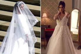 Meghan markle said goodbye to rachel zane in a truly spectacular way. Meghan Markle Comparing Her Royal Wedding Dress To Suits Dress People Com