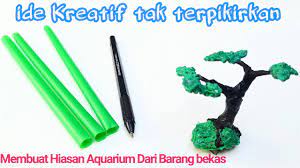 Membuat hiasan aquarium dari barang bekas. Cara Membuat Hiasan Aquarium Dari Barang Bekas Youtube
