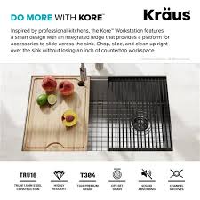 Lippert supplies a broad array of highly engineered components and technology for the leading original equipment manufacturers (oems) and the related aftermarkets. Kraus Kore Undermount Workstation Kitchen Sink Single Bowl 30 In Stainless Steel Kwu110 30 Rona