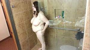 Dirty bbw gets gangbanged and a beautiful facial. Bbw Huge Tit Wife Fucked In The Shower 1 Big Tits Milf