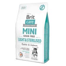 Brit Care Mini Light Sterilised Kilolu Kisirlastirilmis Kopekler Icin Tahilsiz Hipoalerjenik Kopek Mamasi 2 Kg Brit Care Yetiskin Kopek Mamalari