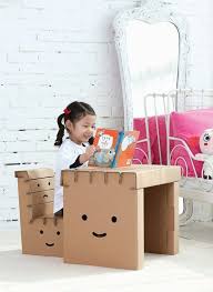 Kinderschreibtisch Aus Pappe Einrichtungsideen Basteln Mit Karton Kartone Mobel Aus Pappe Karton Design Pappe