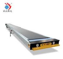 4 Estágios 18m Portable Mobile Telescopic Belt Conveyor para Carregar  Descarregando Grain Bags Em Containers Trucks