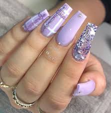 Acrylic nails often get a lot of bad press. Lilac Nails Lilac Nails Lilac Nails Design Purple Acrylic Nails