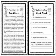 Columbus Day Reading Comprehension Printable Is Full Of Fun Facts And Grea Letter Recognition Worksheets Reading Comprehension Worksheets Reading Comprehension