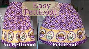 Diy Quick And Simple Petticoat Youtube Diy Dress Easy Sew Dress Tulle Dress Diy