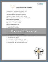 100 june trivia questions and answers quiz printable. Printable Bible Trivia Questions And Answers For All Ages Lovetoknow