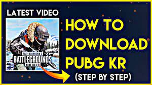 How To Download Or Install Pubg Mobile Korean Kr Version On Android Install Pubg Kr Version 2021 Youtube