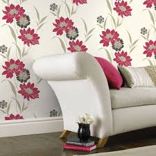 b q amala cream red floral wallpaper b q amala cream red floral wallpaper