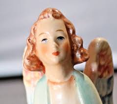 Very Rare GOEBEL SACRART ANGEL FIGURINES WEST GERMANY 1957 HE39A