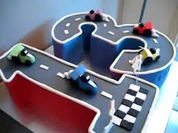 Birthday Cake For 13 Year Old Boy Number 13 Cake Racing Cars Boy Birthday Cake Birthday Cupcakes Boy Race Car Party