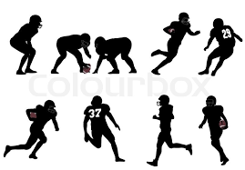 Maybe you would like to learn more about one of these? American Football Silhouettes Vector Stock Vector Colourbox