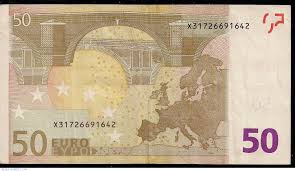 Noua bancnotă de 50 eur. 50 Euro 2002 X Germania Emisiunea 2002 50 Euro SemnÄturÄ Jean Claude Trichet Uniunea Europeana BancnotÄ 2344
