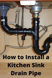 Use thick schedule 40 plastic (pvc or abs) parts that are welded together with solvent cement to prevent kitchen sink drain line leaks. Pin On Domacnost
