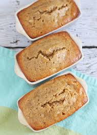 Mini Banana Bread Loaves Honey And Birch Banana Bread Loaf Mini Loaf Banana Bread Recipe Banana Bread Recipes