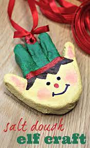 Claus (also known as mrs. Salt Dough Handprint Ornaments The Cutest Elf Craft Ever Messy Little Monster