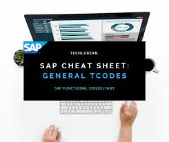 Sap Cheat Sheet General Transaction Codes In 2020 Coding Cheat Sheets Sap
