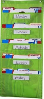 file folder storage lime pocket chart carson dellosa