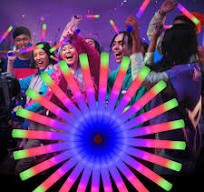Amazon.com: wellent 130 PCS LED Foam Glow Sticks Bulk, Glow ...